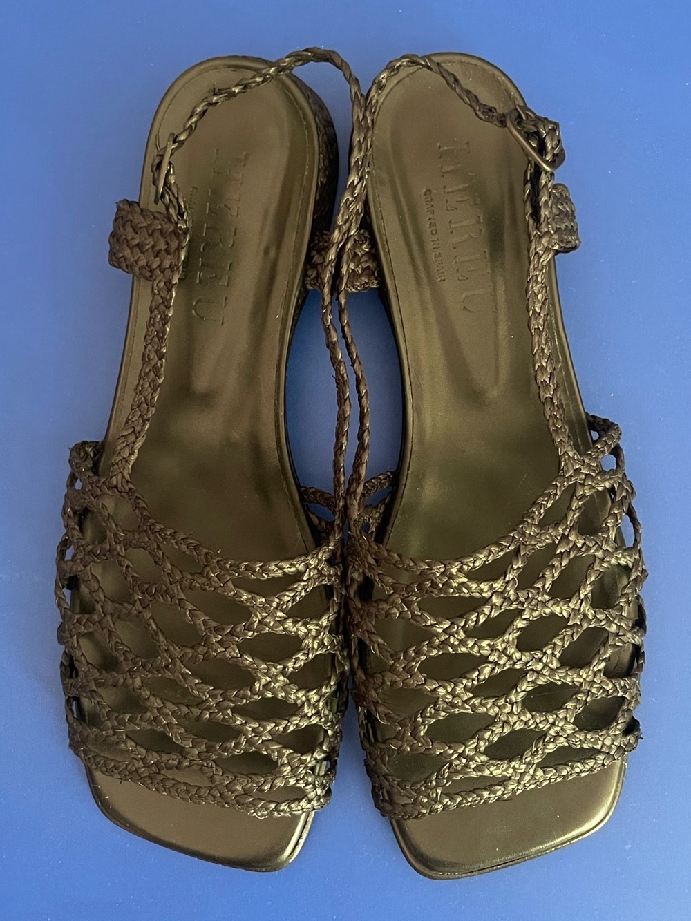 Hereu Alzira Woven Detail Sandal in Black - Picture 3 of 5